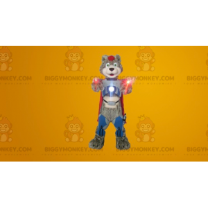 BIGGYMONKEY™ Cyborg Teddy Bear Mascot Costume - Biggymonkey.com