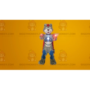 BIGGYMONKEY™ Cyborg Teddy Bear Mascot Kostume - Biggymonkey.com