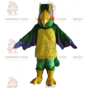 Giant Hairy Multicolor Bird BIGGYMONKEY™ Mascot Costume –