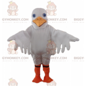 BIGGYMONKEY™ Disfraz de mascota de gaviota blanca y gaviota