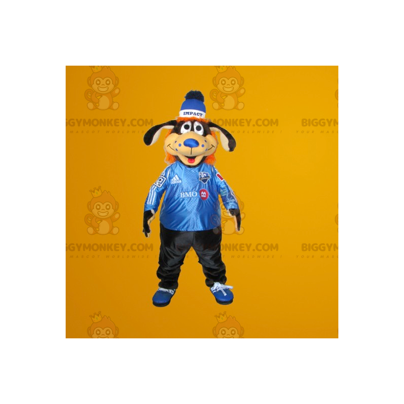 Black and Orange Dog BIGGYMONKEY™ Mascot Costume – Black and Orange Dog BIGGYMONKEY™ Mascot Costume –