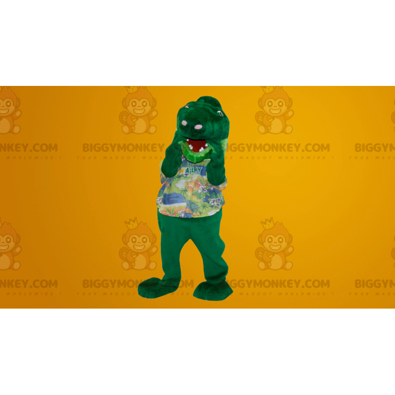 Στολή μασκότ Crocodile Dinosaur Snake BIGGYMONKEY™ - Μασκότ κροκόδειλου - BIGGYMONKEY_0281 - BiggyMonkey.com
