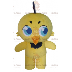 Traje de mascote BIGGYMONKEY™ de Canário Pássaro Amarelo –