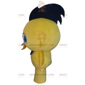 Gelber Vogel Kanarienküken BIGGYMONKEY™ Maskottchen-Kostüm -