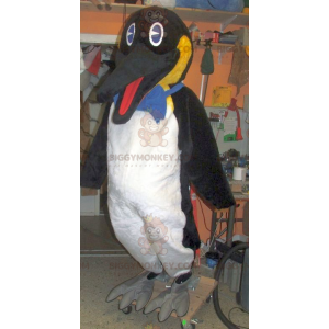 Sehr realistisches Pinguin-BIGGYMONKEY™-Maskottchen-Kostüm -