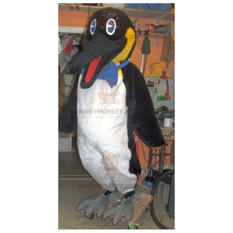 Velmi realistický kostým maskota tučňáka BIGGYMONKEY™ –