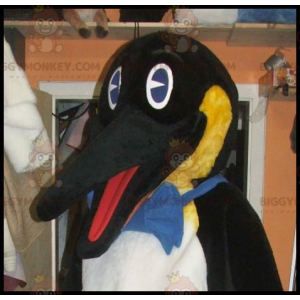 Sehr realistisches Pinguin-BIGGYMONKEY™-Maskottchen-Kostüm -