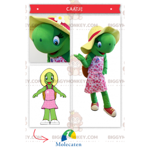 Cute Green Turtle BIGGYMONKEY™ Mascot Costume – Biggymonkey.com