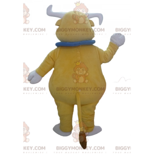 Sjov Kæmpe Gul Bøffel Tyr BIGGYMONKEY™ maskotkostume