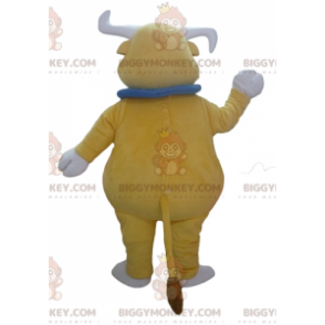 Sjovt Giant Yellow Buffalo Bull BIGGYMONKEY™ maskotkostume - Ko-maskoter - BIGGYMONKEY_02727 - BiggyMonkey.com