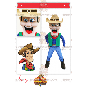 Wild West Cowboy BIGGYMONKEY™ Mascot Costume - Biggymonkey.com