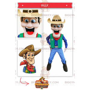 Wild West Cowboy BIGGYMONKEY™ maskotkostume - Biggymonkey.com