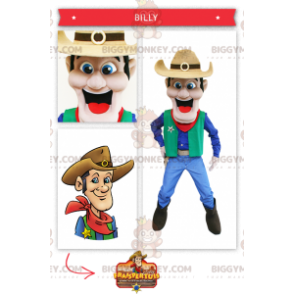 Disfraz de mascota de vaquero del salvaje oeste BIGGYMONKEY™ -