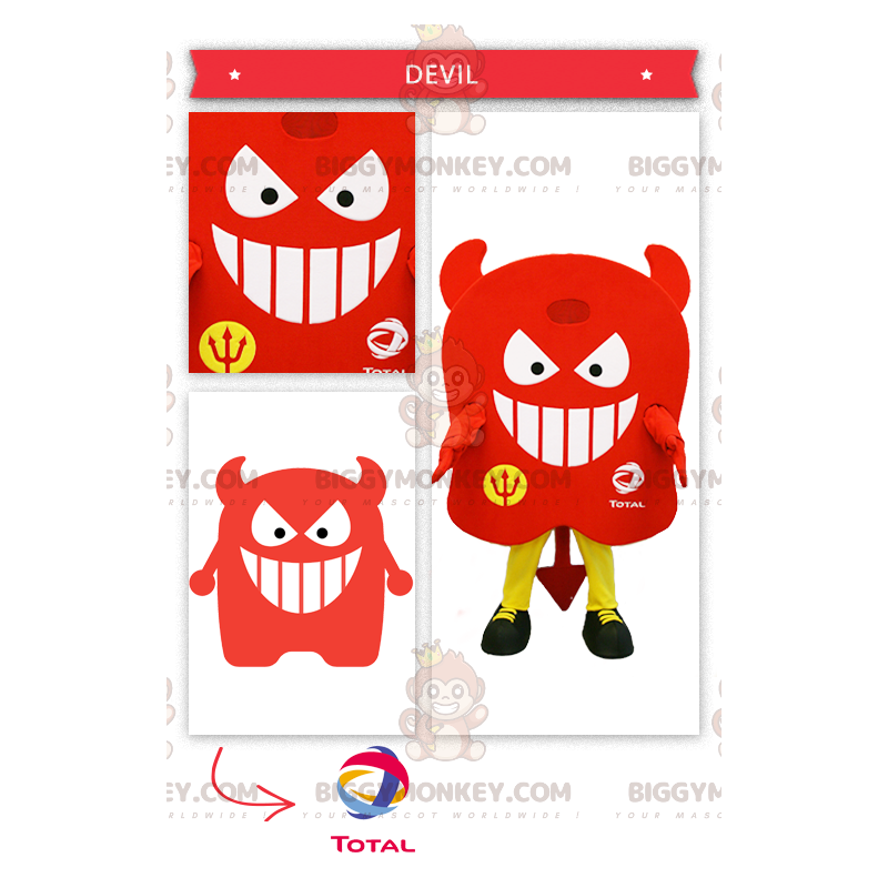 Alle Red Devil BIGGYMONKEY™ maskotkostume - Biggymonkey.com
