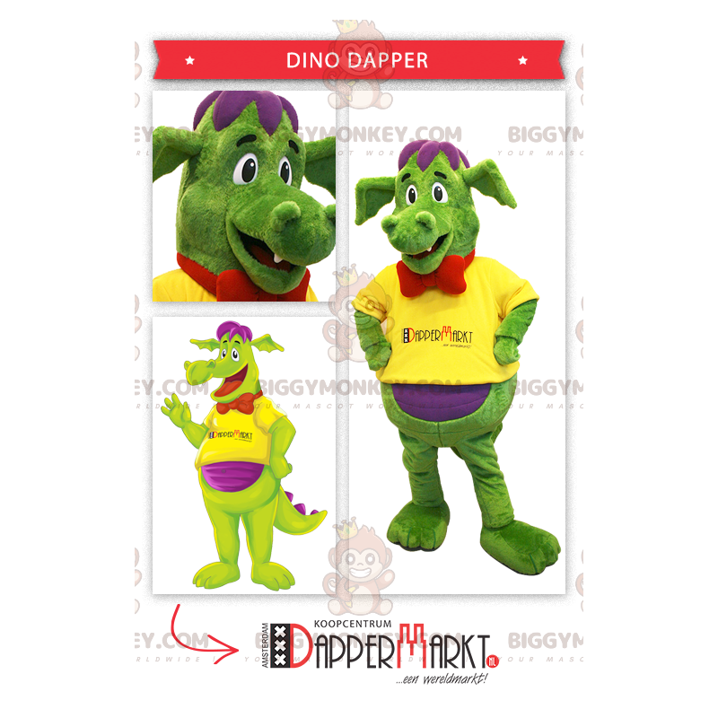 Barevný kostým maskota Dinosaura BIGGYMONKEY™ – Biggymonkey.com