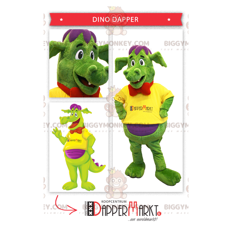 Värikäs dinosaurus BIGGYMONKEY™ maskottiasu - Biggymonkey.com Värikäs dinosaurus BIGGYMONKEY™ maskottiasu - Biggymonkey.com