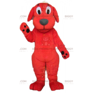 Costume mascotte Clifford BIGGYMONKEY™ cane gigante rosso e