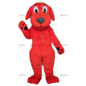 Grote rode en zwarte hond Clifford BIGGYMONKEY™ mascottekostuum - Hondenmascottes - BIGGYMONKEY_02747 - BiggyMonkey.com