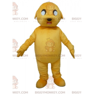 Kæmpe fantastisk gul hund BIGGYMONKEY™ maskotkostume -