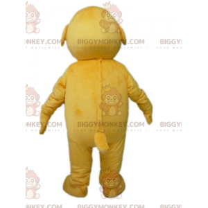 Jättiläinen mahtava keltainen koiran BIGGYMONKEY™ maskottiasu -