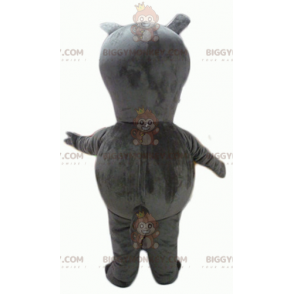 Gray Bunny Sticking Out Tongue BIGGYMONKEY™ Mascot Costume -