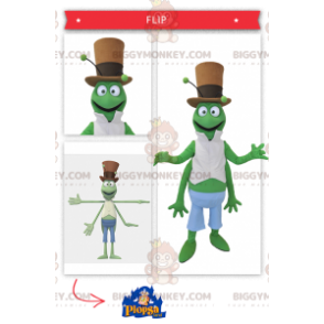 Green Grasshopper Locust BIGGYMONKEY™ maskotkostume -