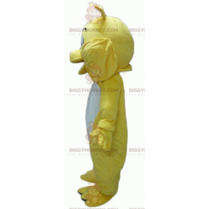 BIGGYMONKEY™ Giant Yellow and White Dog Bulldog Mascot Costume - Dog mascots - BIGGYMONKEY_02756 - BiggyMonkey.com