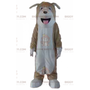  Costume mascotte BIGGYMONKEY™ cane tricolore marrone bianco e nero - Mascotte di cani - BIGGYMONKEY_02764 - BiggyMonkey.com