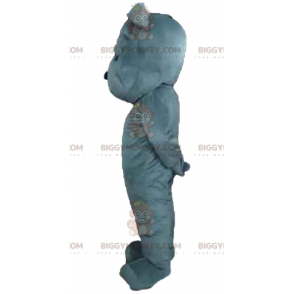 Costume da mascotte BIGGYMONKEY™ cane grigio dall'aspetto