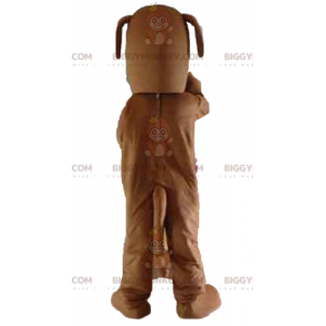 Friendly Looking Brown Dog BIGGYMONKEY™ Mascot Costume -
