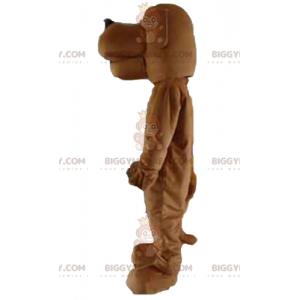 Kostým přátelsky vypadajícího hnědého psa BIGGYMONKEY™ maskota