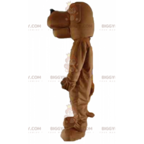 Kostým přátelsky vypadajícího hnědého psa BIGGYMONKEY™ maskota