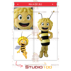 Belle Costume de mascotte BIGGYMONKEY™ de Maya l'abeille -