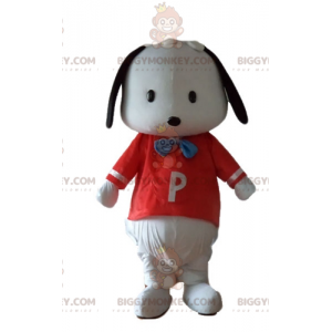 Costume de mascotte BIGGYMONKEY™ de petit chien noir et blanc