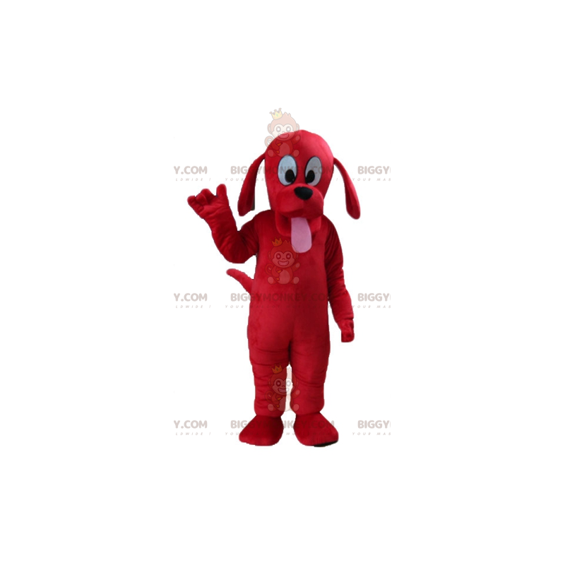 Costume de mascotte BIGGYMONKEY™ de chien rouge de Clifford Costume de mascotte BIGGYMONKEY™ de chien rouge de Clifford
