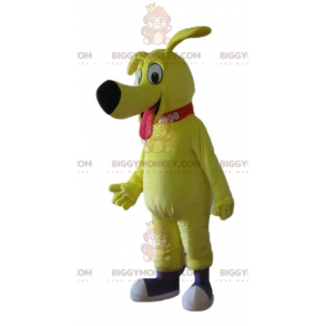 Erittäin söpö ja rakastava iso keltainen koira BIGGYMONKEY™ maskottiasu - Koiran maskotit - BIGGYMONKEY_02780 - BiggyMonkey.com