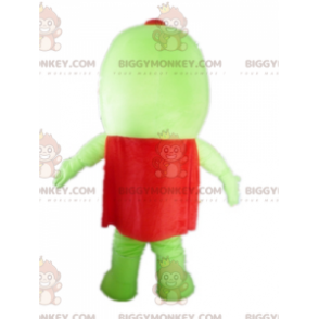 Costume da mascotte drago verde e bianco BIGGYMONKEY™ con