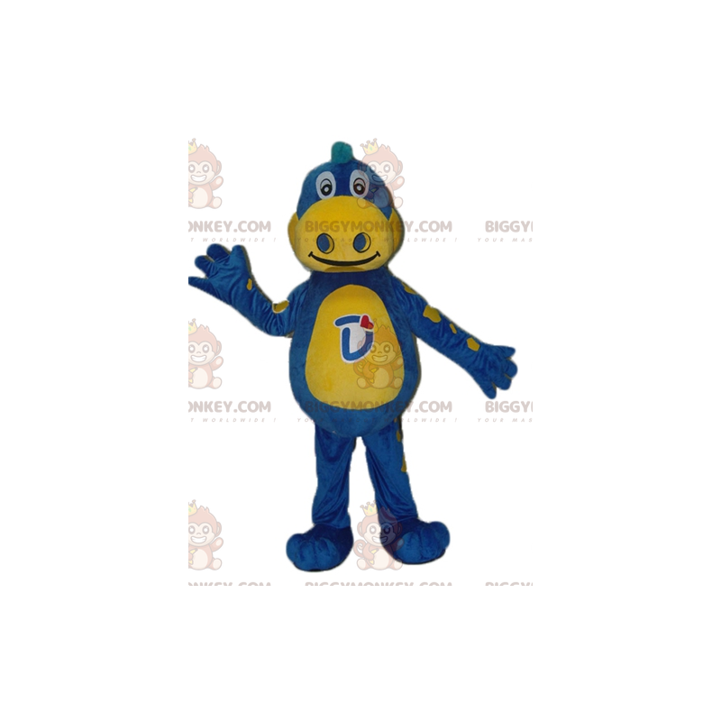 Danone Blue and Yellow Dragon BIGGYMONKEY™ maskottiasu -