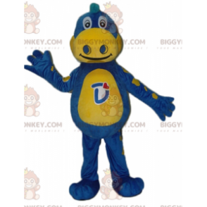 Danone Blue and Yellow Dragon BIGGYMONKEY™ Mascot Costume -
