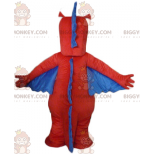 Rot Gelb Blau Dinosaurier Drache BIGGYMONKEY™ Maskottchen