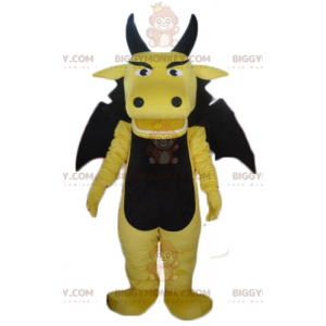 Divertente e fantastico costume della mascotte del drago giallo