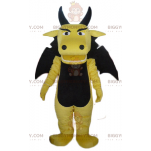 Αστεία και φοβερή στολή μασκότ BIGGYMONKEY™ Yellow and Black