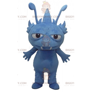 Gnome Fantasy Creature Blue Monster BIGGYMONKEY™ Maskotdräkt -