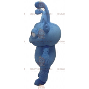 Costume de mascotte BIGGYMONKEY™ de monstre bleu de créature