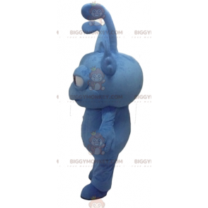 Gnome Fantasy Creature Blue Monster BIGGYMONKEY™ Maskotdräkt - Monster maskot - BIGGYMONKEY_02813 - BiggyMonkey.com
