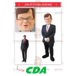 Holandský politik Jan Peter Balkenende Kostým maskota