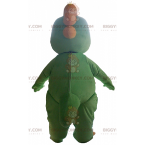 Leuke en vertederende groene en gele dinosaurus BIGGYMONKEY™