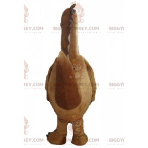  Costume da mascotte Big Giant Brown e White Dinosaur BIGGYMONKEY™ - Mascotte di dinosauri - BIGGYMONKEY_02821 - BiggyMonkey.com