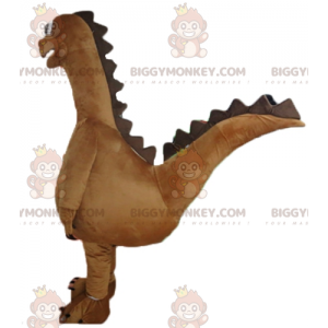Big Giant Brown and White Dinosaur BIGGYMONKEY™ Mascot Costume