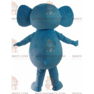 Cute and Colorful Blue and Pink Elephant BIGGYMONKEY™ Mascot
